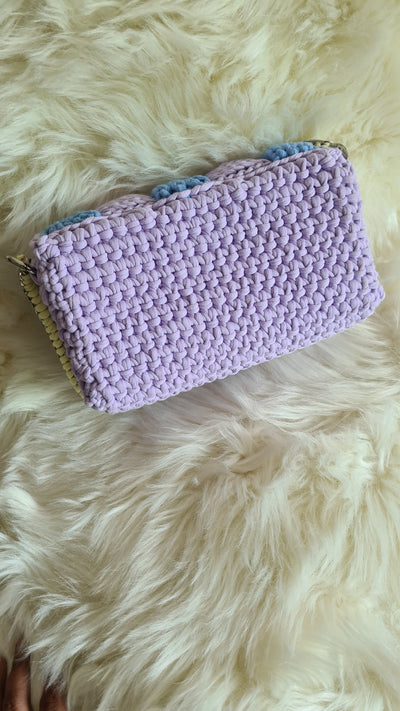 Pastel gelato  handmade crochet bag