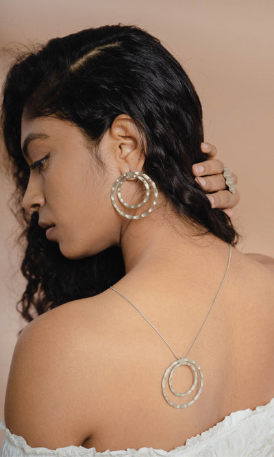 Ganges - Silver Earrings