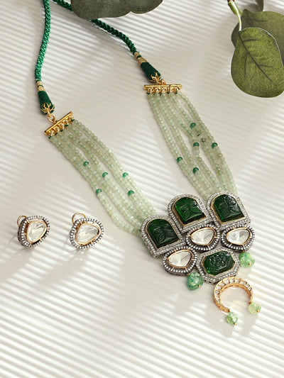Classic Green Necklace Set
